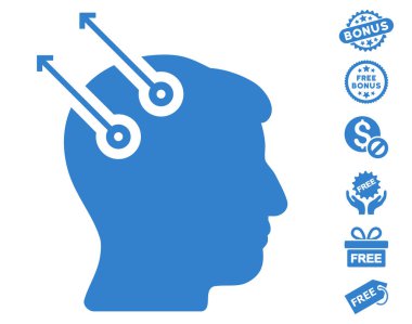 Sinirsel arayüz fişler simgesi ücretsiz bonus