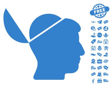 Ücretsiz Bonus ile açık beyin simgesi