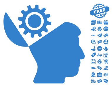 Açık kafa dişli simgesini ücretsiz bonus