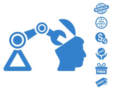 Açık kafa cerrahi manipülatör simgesi ücretsiz bonus