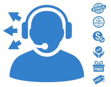 Operatör cevap konuşma simgesini ücretsiz bonus