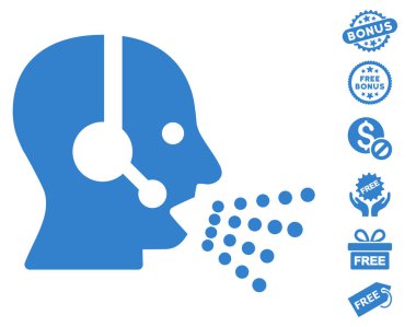 Operatör konuşma simgesini ücretsiz bonus