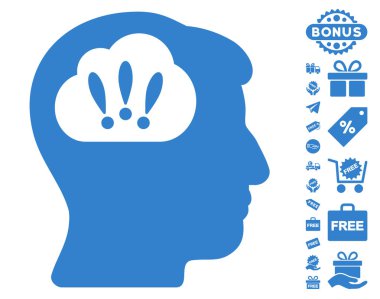 Ücretsiz Bonus ile sorun beyin fırtınası simgesi