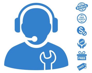 Ücretsiz Bonus ile hizmet işleç simgesi