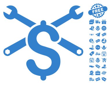 Hizmet fiyat simgesi ücretsiz bonus