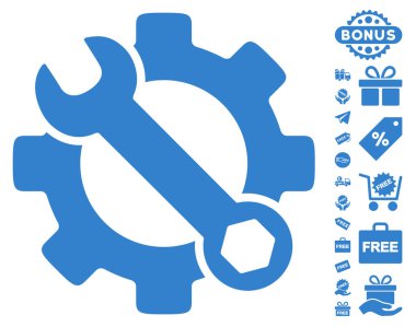 Ücretsiz Bonus simgesiyle hizmet araçları