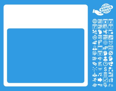 Takvim sayfası şablon düz vektör simgesi Bonus ile