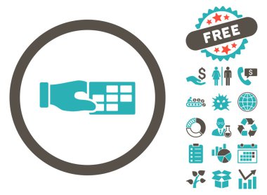 Zaman çizelgesi özellikler düz glif simgesini Bonus ile