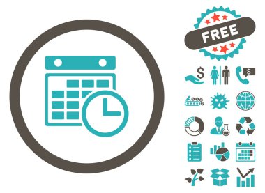 Uçus tarifesi düz glif simgesi Bonus ile