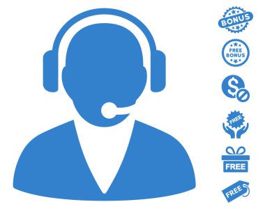 Ücretsiz Bonus ile destek işleç simgesi