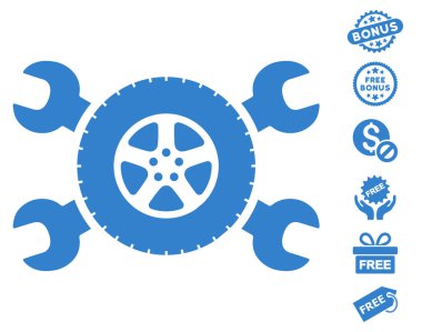 Lastik Servisi anahtarı simgesini ücretsiz bonus