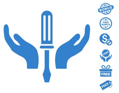 Tornavida bakım simgesi ücretsiz Bonus ile ayarlama