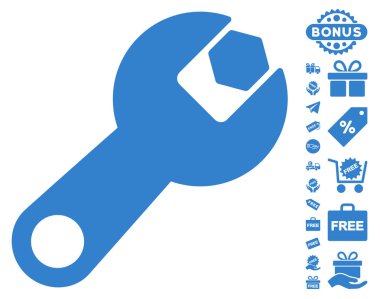 İngiliz anahtarı simgesini ücretsiz bonus