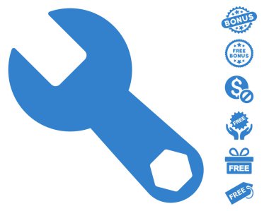 İngiliz anahtarı simgesini ücretsiz bonus