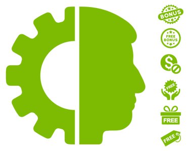 Ücretsiz Bonus ile Android kafa simgesi