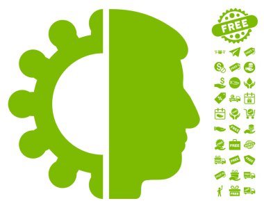 Ücretsiz Bonus ile Android kafa simgesi