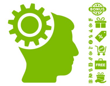 Beyin dişli simgesini ücretsiz bonus