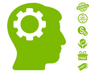 Beyin dişli simgesini ücretsiz bonus