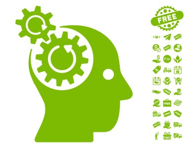 Beyin Gears döndürme simgesi ücretsiz bonus