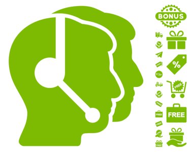 Çağrı merkezi operatörleri simgesi ücretsiz bonus