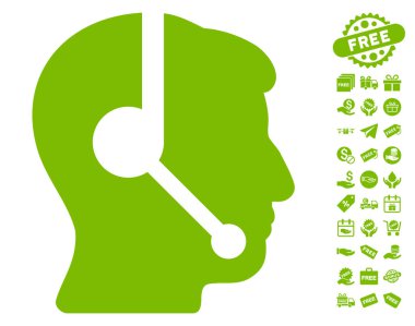 Çağrı Merkezi operatörü simgesi ücretsiz bonus