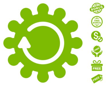 COG döndürme simgesi ücretsiz bonus