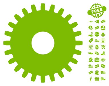Ücretsiz Bonus dişli simgesiyle