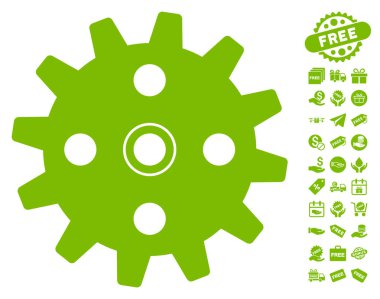 Ücretsiz Bonus dişli simgesiyle