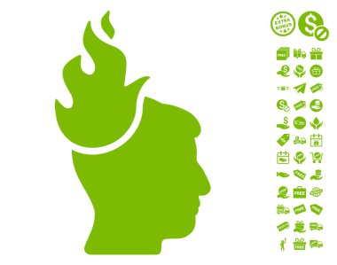 Ücretsiz Bonus kafa simgesi ateş