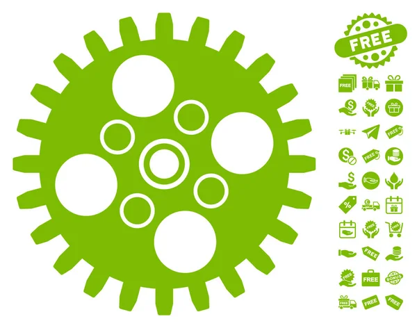 Ücretsiz Bonus dişli simgesiyle
