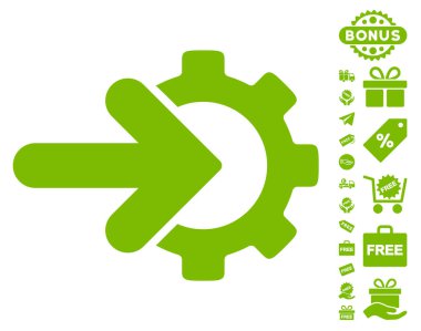 Dişli Tümleştirme simgesini ücretsiz bonus