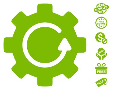 Dişli döndürme simgesi ücretsiz bonus