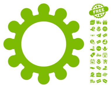 Dişli simgesini ücretsiz bonus