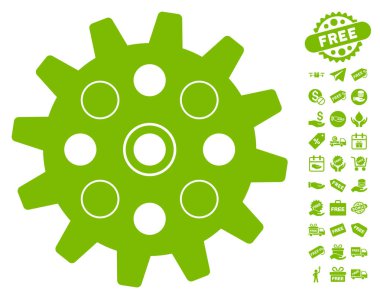 Ücretsiz Bonus ile gearwheel simgesi