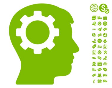 Akıl dişli simgesini ücretsiz bonus