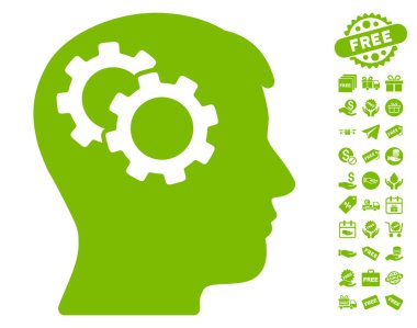 Ücretsiz Bonus ile akıl Gears simgesi