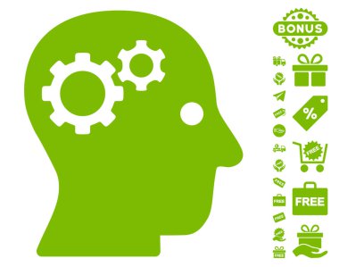 Ücretsiz Bonus ile akıl Gears simgesi