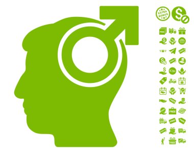 Ücretsiz Bonus ile akıl kudret simgesi