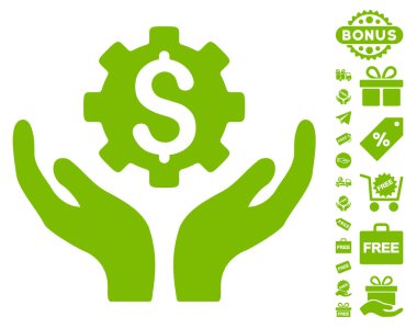 Ücretsiz Bonus ile bakım fiyat simgesi