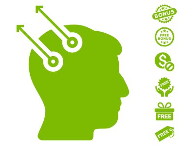 Sinirsel arayüz fişler simgesi ücretsiz bonus