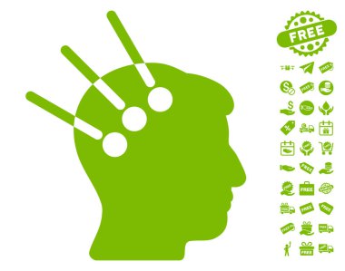 Sinirsel arayüz simgesi ücretsiz bonus