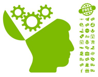 Açık fikirli Gears simgesi ücretsiz bonus