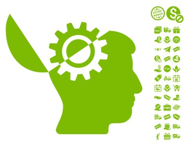 Açık fikirli dişli simgesini ücretsiz bonus