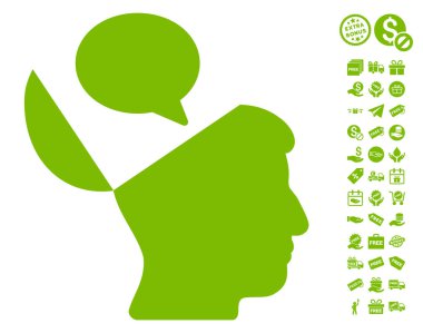 Açık fikirli görüş simgesi ücretsiz bonus