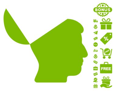 Açık fikirli simgesi ücretsiz bonus