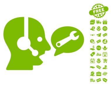 Operatör hizmeti ileti simgesi ücretsiz bonus