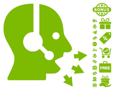 İşleç simgesi ücretsiz Bonus ile konuşmak