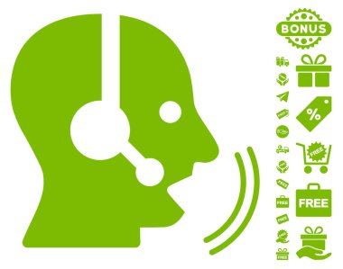 Operatör konuşma simgesini ücretsiz bonus