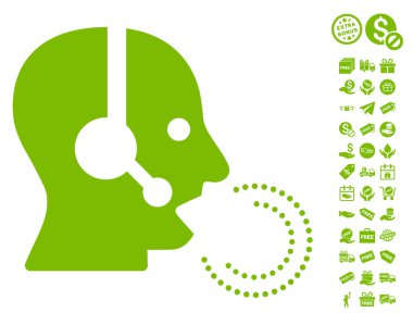 Operatör konuşma simgesini ücretsiz bonus