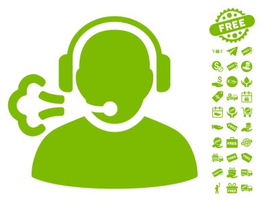 Operatör konuşma simgesini ücretsiz bonus